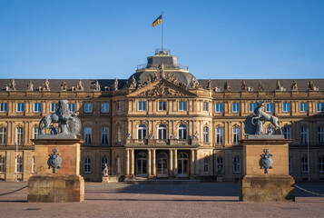 Fototapeta premium New Castle Neues Schloss, Castle in Stuttgart