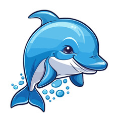 Obraz premium Dolphin, PNG For Tshirt