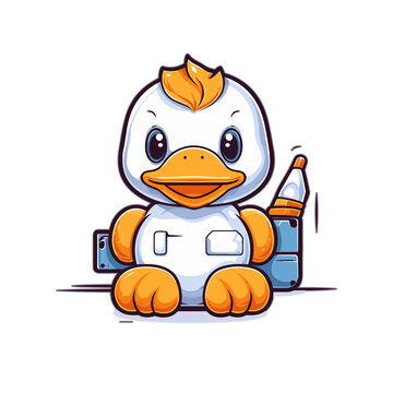 Duck, PNG For Tshirt
