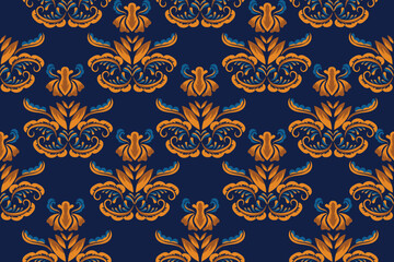 seamless digital floral motif patterns, woven, embroidered, ikat, batik and others

