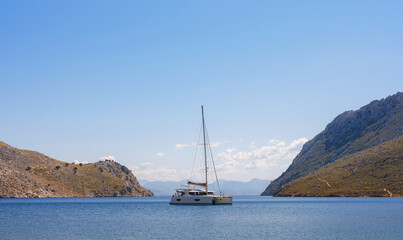 Symi Island, Greece islands holidays from Rhodos in Aegean Sea.