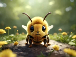 Poster cute bee © Ekasak