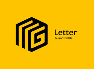 Letter G logo icon design template elements