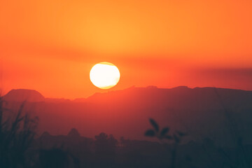 Obraz premium por do sol