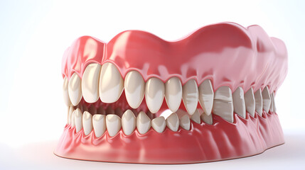 Obraz premium Close Up Of A Fake Teeth