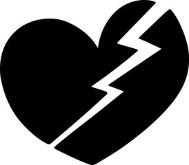 hand drawn heart icon.