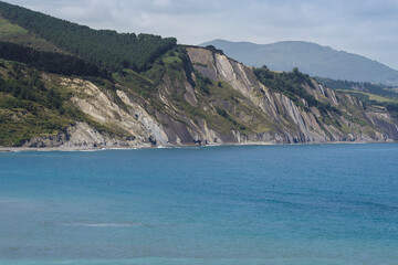 The Flysch formations on the Basque country