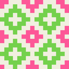 Essential geometric printable seamless pattern with abstract Minimal elegant line form stroke shapes in vibrant colors. Modern simple background in minimalist mid century style vector wall art