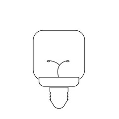 Lamp line icon 