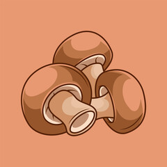 Mushrooms Vector Illustration