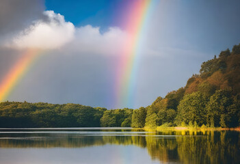 rainbow in the sky