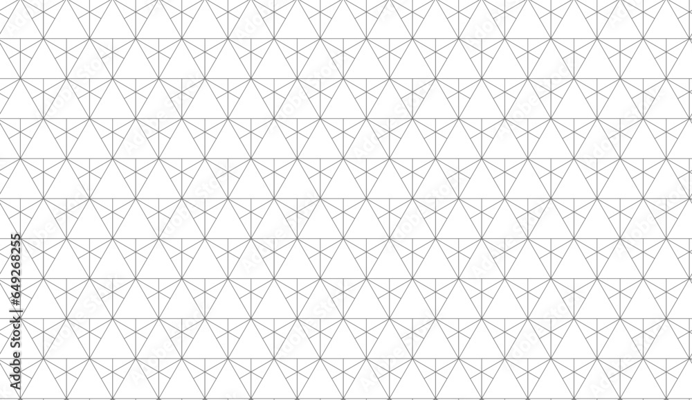 Poster Geometric pattern seamless. Trendy design vector background for web backdrop or paper print.