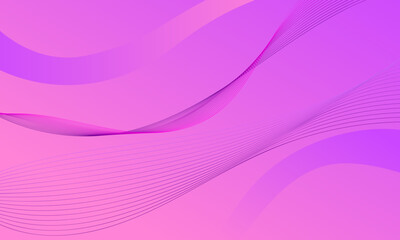 abstract pink violet lines curves waves smooth gradient background
