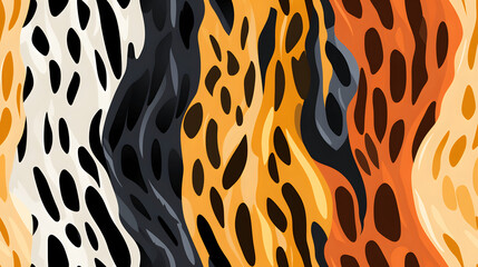 Seamless Animal-Inspired Pattern