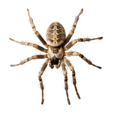 Fototapeta premium Spider isolated on the transparent background PNG. 