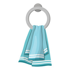 towel for hands or face. vector illustration
