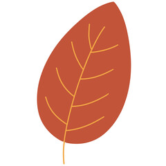 Cartoon Autumn Leaf