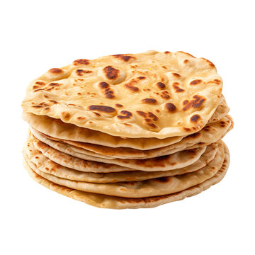 roti prata isolated on transparent background Remove png, Clipping Path