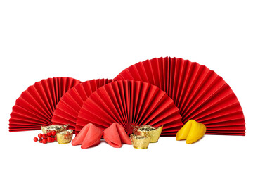 PNG, Concept of Chinese new year, isolated on white background