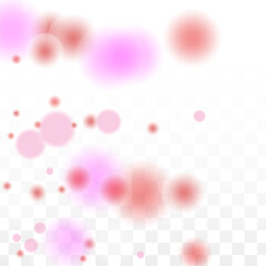 Hearts Confetti Falling Background. St. Valentine's Day pattern. Romantic Scattered Hearts Design Element. Love. Sweet Moment. Gift. Cute Element of Design for Sales or Celebration.