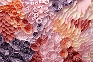 a paper art abstract background