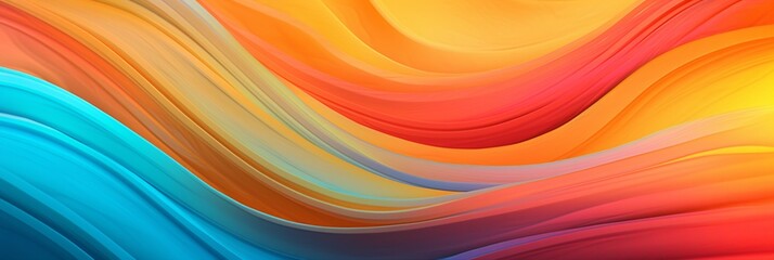 abstract painting of bright colors