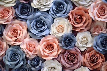pastel roses background wallpaper