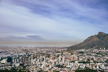 Fototapeta na wymiar Table Mountain and Cape Town
