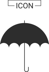 Umbrella vector icon template