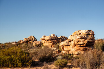 rocks in the desert