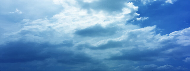 sunny sky blue light watercolor background. Aquarelle painting brush effect card paper textured canvas cloudy smoke space for text, entertaining card, template. aquamarine color graphics illustration