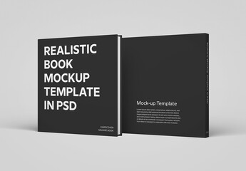 Realistic Book Mockup Template