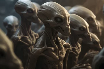 Gordijnen Aliens ufo © Денис Лисенко
