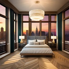 luxury comfortable bedroom