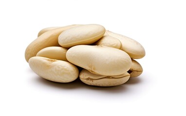 Obraz premium Great Northern bean Phaseolus vulgaris on White background, HD