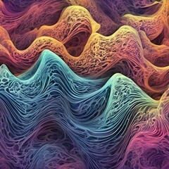 colorful abstract waves