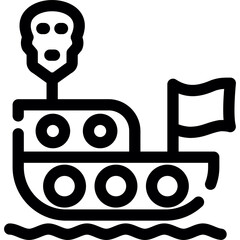 Pirates Ship Icon