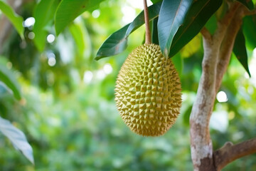Tropical Delight: Close-up Durian