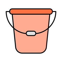 Water Bucket Icon Design