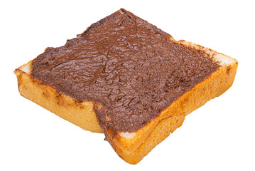 Slice of Bread with Chocolate Spread