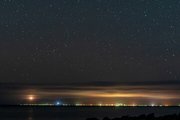 night sky with stars