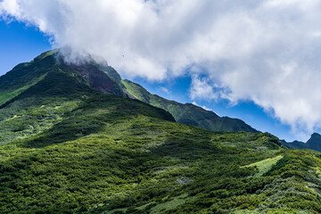 Obraz premium mountain landscape with clouds
