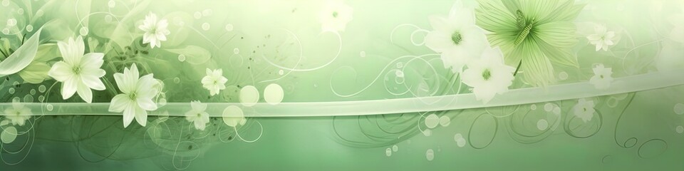 Pastel green web design background.