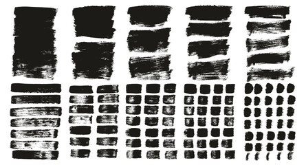 Flat Paint Brush Thick Long Background & Straight Lines Mix High Detail Abstract Vector Background Mix Set  ULTRA