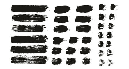 Round Brush Regular Straight Lines Artist Brush High Detail Abstract Vector Background Set  ULTRA