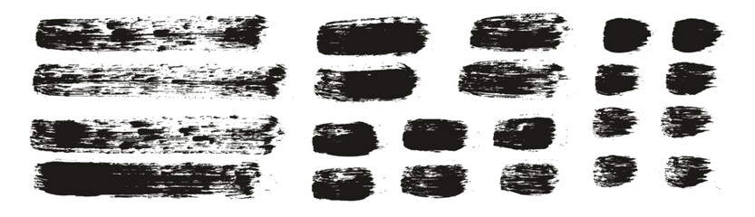 Round Brush Regular Straight Lines Artist Brush High Detail Abstract Vector Background Set  ULTRA
