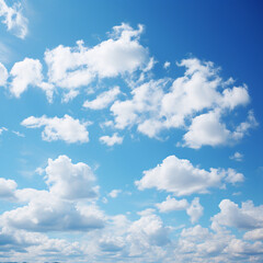 Obraz premium blue sky with clouds