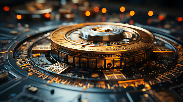 Cryptocurrency casino background image