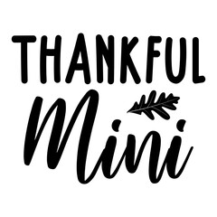 Thankful Mini Svg