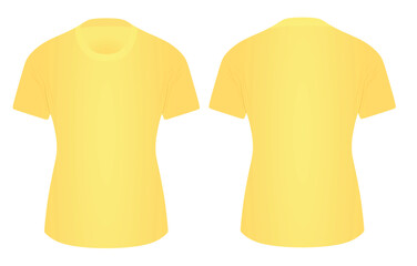 Woman t shirt. vector illustration